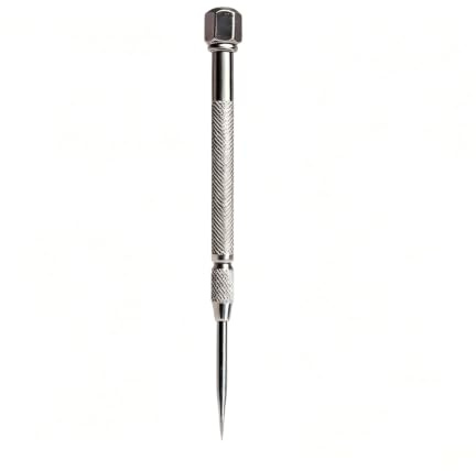 XMHBG Carbide Steel Scriber Tool – Metal Engraving Pen with Carbide Tip, 2-7/8 Point, 3/8 Handle, Ideal for Marking on Metal, Glass & Welding Projects (DIY Precision Work)