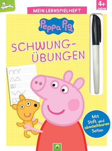 Mein Lernspielheft Peppa Pig Schwungübungen: Ab 4 Jahren. Mit Stift und abwischbaren Seiten