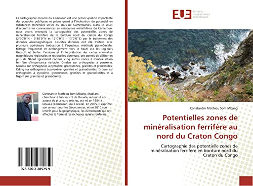 Potentielles zones de mineralisation ferrifere au nord du Craton Congo: Cartographie des potentielle zones de mineralisation ferrifère en bordure nord du Craton du Congo