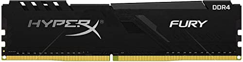 HyperX HX432C18FB2/8 Fury Schwarz DDR4 8GB, 3200MHz CL18 DIMM XMP