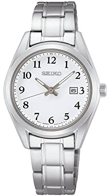 Seiko Damen-Uhr Quarz Edelstahl mit Edelstahlband SUR466P1