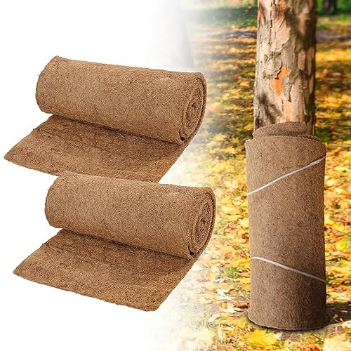 Sonnewelt 50cm x 10 m - Tapis de Coco - Protection hivernale et Protection Contre Le Froid pour Plantes - 1200 g/㎡ - avec Latex Naturel - Produit Naturel 100% Biologique - 2 pièce