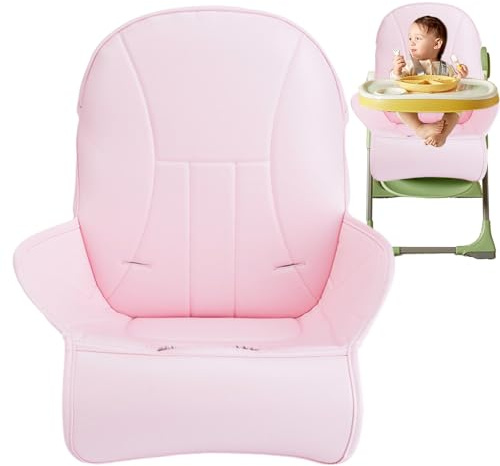 Eastuy Baby Hochstuhl Sitzkissen, Baby Hochstuhl Bezug, Baby Hochstuhl Kissenbezug, Baby Esszimmerstuhl Sitzkissen PU-Leder Hochstuhl Sitzauflage Universeller Ersatzbezug
