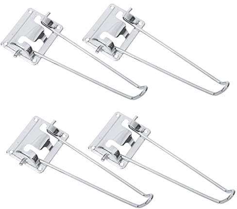 Gadpiparty 4 Stück Klapptischbeine Aus Eisen 21cm Stabile Metall Tischbeine Mit Glatter Oberfläche Verschleißfest Für Bett Und Computertische Einfache Montage