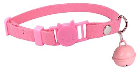 Happyyami Verstellbares Haustierhalsband Mit Kleiner Glocke Katzenhalsband Kätzchenhalsband Welpenhalsband Haustierhalsband Aus Strapazierfähigem Material Für Langzeitgebrauch Ohne Hals Ihre