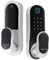 Matybobe Smart Door Lock - Keyless Entry Handle with 2 Cards, 2 Keys, Biometric & App Remote Operation - WiFi Smart Lock for 30-60mm Office, Home, Bedroom Doors