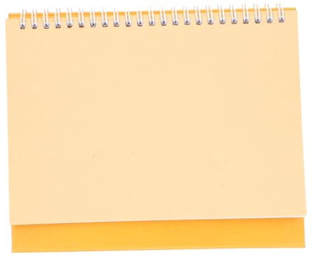 FUNOMOCYA Handgemalter Kalender Desktop Memo Leere Seiten Stehkalender Für Home Office