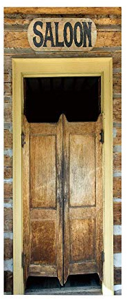 Adesivi per Porte Interne 3D Carta Parati Porta Fotomurali Poster Wallpaper Sticker Murale Parete Autoadesiva per Camera da Letto Soggiorno decorativi 77x200 cm Porta di Legno Rotta