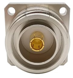 1Pcs L29 7/16 Din Buchse Center Connector mit 4 Löchern Flansch Solder RF Coax Adapter