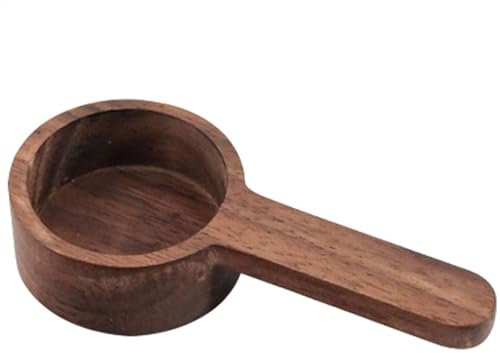 Cucharas medidoras – Cuchara medidora de café de madera de nogal