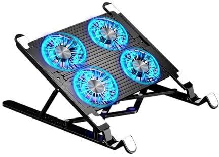 Laptop-kylare – kyldyna, bärbar justerbar fläkt | tyst ventilationsstödsystem, tyst prestandaförbättrare, resor skrivbordsstativ användning, speltillbehör