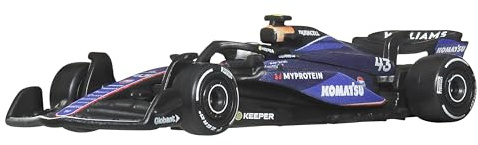 Hot Wheels WILLIAMS RACING FW46 F1 Formel 1 Modellauto - Franco Colapinto 43 - Die Cast Maßstab 1:64 - Länge 8 cm - JBM20