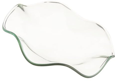 Scented Wax Melt Holder Durable Transparent Glass Dish for Essential Oil Warmer Aroma Burner Replacement Tray for Home Decor and Aromatherapy