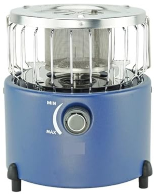 TRDEWR RéChaud De Camping Réchaud De Camping Portable 2 en 1, Chauffage Au Gaz, D'extérieur, Propane Butane, Système Cuisson for Tente Petit Et Portable(Ordinary)