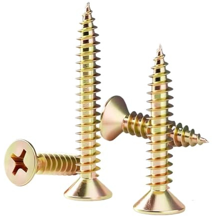 Tornillos Autorroscantes for Madera Phillips, Cabeza Plana, Avellanados, Galvanizados, for Paneles De Yeso, Aglomerado, M3-M6(M5x35(20pcs))