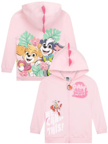 Paw Patrol Girls Hoodie, Skye, Marshall, Rex Girls Zip Up Hoodie