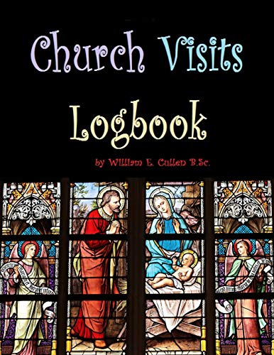 Church Visits Logbook: 120 Pages Church Visits Logbook 8.5 x 11