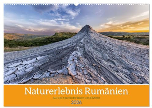 Naturerlebnis Rumänien - Auf den Spuren der Bären und Mythen (Wandkalender 2026 DIN A2 quer), CALVENDO Monatskalender: Tauchen Sie ein in die unberührte Wildnis Rumäniens! (CALVENDO Natur)