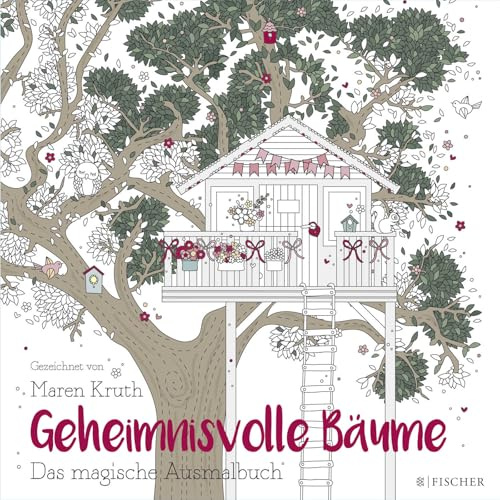 Geheimnisvolle Bäume: Das magische Ausmalbuch (Malbuch für Erwachsene)
