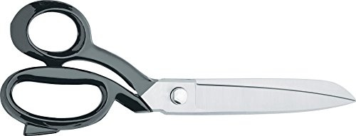 Tijeras de sastre de 31 cm, fabricadas en Italia, de acero templado, aptas para cortar tejidos, piel sintética, etc.