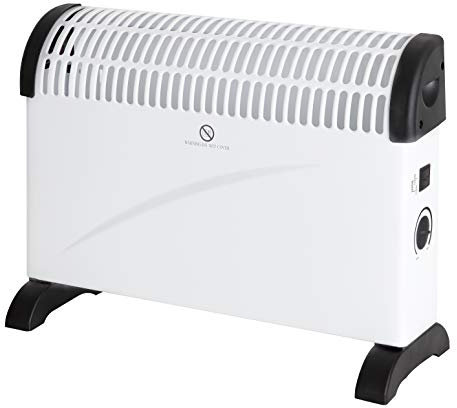 Warmlite WL41001N 2000W Convection Heater with Adjustable Thermostat, White