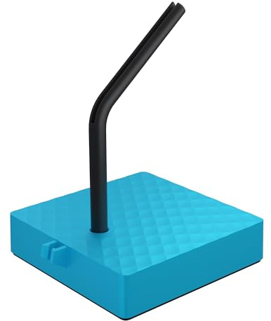 Xtrfy B4, Souris Bungee pour plus de confort dans le jeu, support de câble flexible pour souris de gaming, pied d’appui stable, base antidérapante, pratique et compacte, Miami Blue
