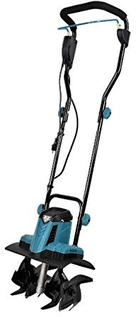 K&S Könner&Söhnen KS 1000T E 1000 W Motocoltivatore elettrico, fresa per picchetti in metallo,di lavoro 36 cm, profondità di lavoro fino a 22 cm, 230 V, motocoltivatore per agricoli, aiuole e giardini