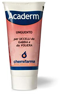 chemifarma Acaderm Salbe für Vögel von Käfigen und Volariera, beruhigende Pfoten, 50 ml