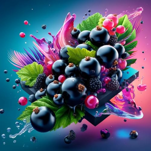 Grosella negra - cassis aroma concentrado - Vegano - Sasami - 100ml