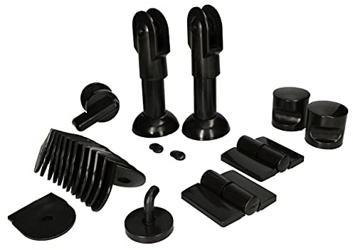 KOTARBAU® GUARNIZIONI PER CABINE WC/CAABINE NERA SINISTRA