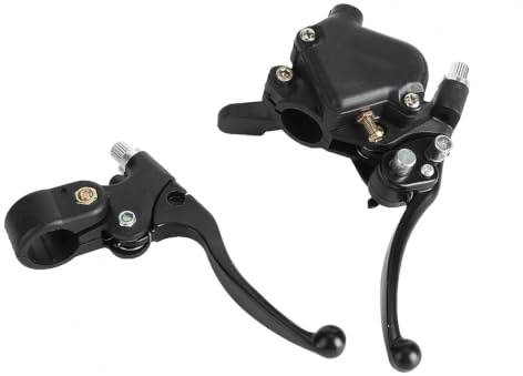 Yosoo Gas Bremshebel, Paar 22mm Links Rechts Daumen Gas Bremshebel Fit Für Mini Moto Quad Pit Bike ATV für Quad-Daumengas und Kupplungshebel Mini-Quad-Gas