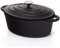 BBQ-Nerd© Cocotte ronde avec couvercle 6,3 l en fonte avec revêtement émaillé | Marmite en fonte Idéal pour la cuisson lente | Cocotte économe en énergie et conservation de la chaleur