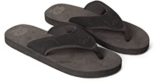 Animal Jekyl Mens Flip-Flops - Slip-on, Lightweight & Comfortable Footwear with Soft Padded upper Straps - Best for Spring Summer & Outdoors Grey (01) Adult Shoe Size 11