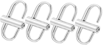 Anneome 4pcs Buckles for Bag Chain Steel Buckles Shortening Clip for Diy Handbag Chain Clips