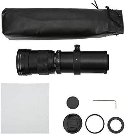 Digitalkameras und Zubehör, 420-800 mm, F8.3‑16, manuelles Teleobjektiv, Zoomobjektiv mit Adapterring für AF-Mount-Kameras, 27 x 9 x 9 cm Objektiv und Zubehör