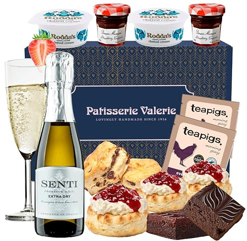 Patisserie Valerie Luxury Prosecco Cream Tea Gift Set