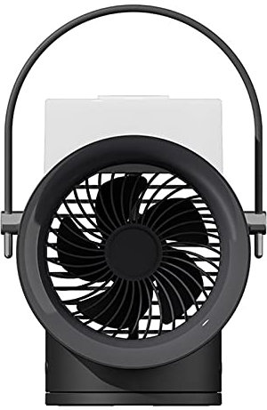 Rudiaoa Ventilador Refrigerado por Agua Ventilador Humidificación Doble Pulverización Enfriador Portátil para Aromaterapia Acondicionado Escritorio USB
