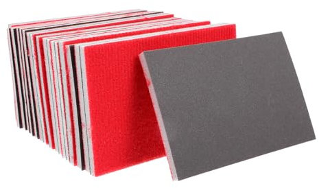 Hemobllo 18stücke Teiliges Sandpapier-Schwamm Holz Metall Und Kunststoff Vielfältige Schleifblöcke Mit Körnung Für Autopolitur Und Heimwerkerprojekte