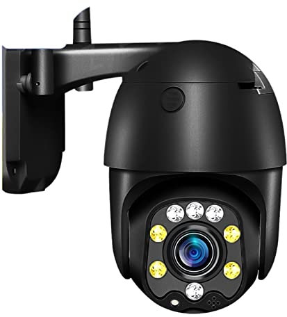 Videocamera Sorveglianza, 4G SIM Card CCTV IP Camera Outdoor 5MP Videosorveglianza PTZ Telecamera di sicurezza Visione notturna a colori Smart Home Zoom ottico 5X per uso esterno e domestico(4G Versio