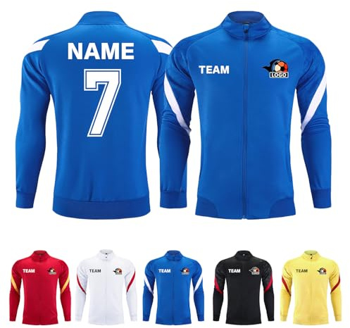 LAIFU Maßgeschneidert Trainingsanzug, Personalisierte Trainingstrikots mit Name, Nummer und Team