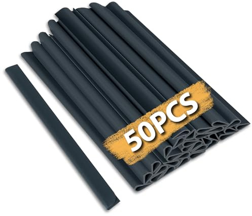 Suusolny 50 x insynsskydd klämskenor antracitgråa fästklämmor för PVC, insynsskyddsfolie stängsel, insynsskyddsremsor för dubbla stavar, dubbla stavmattor, staket, insynsskydd för trädgård