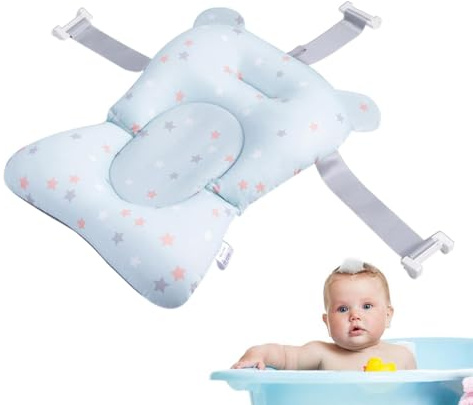 Cojín De Baño Para Bañera Infantil Pequeños Alfombrilla antideslizante para | Soporte de asiento infantil para bebés y pequeños Para Chicos Y Chicas, En El Hogar, Baño, Lavabo Y Ducha