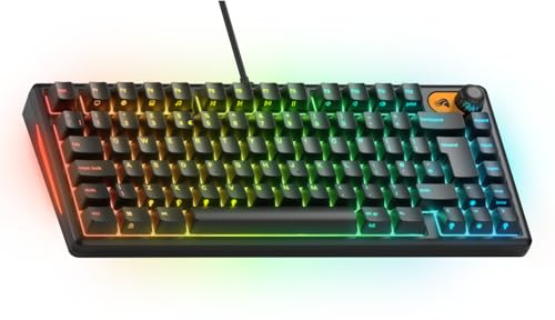 GLORIOUS GMBK (75%) Mechanische Tastatur, Austauschbare MX Keycaps Schwarz