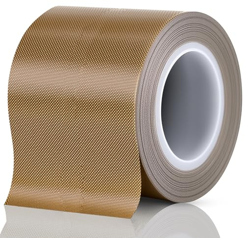 sturiz Nastro in teflon, autoadesivo, resistente al calore, 0,18 x 150 mm x 10 m, in PTFE, resistente al calore, ad alta temperatura, per macchina sottovuoto