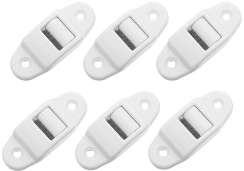IMIKEYA Replacement Belt Guide Roller for Roller Shutter Systems, Plastic Curtain Track Strap Cleaner, 6pcs Set for Shutter Belt Maintenance and Dust Reduction
