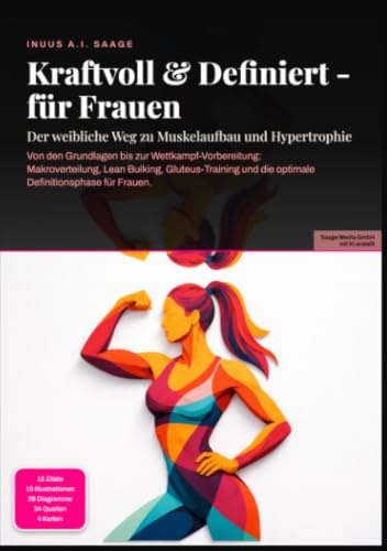 Kraftvoll & Definiert - für Frauen: Der weibliche Weg zu Muskelaufbau und Hypertrophie: Von den Grundlagen bis zur Wettkampf-Vorbereitung: ... und die optimale Definitionsphase für Frauen.