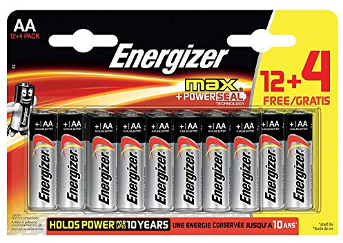 Energizer Max Batterien AA, 16 Stück