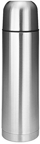 Thermosteel Thermoskanne 500 ml Klappdeckel Heiß- und Kalt-Edelstahl Thermoflasche
