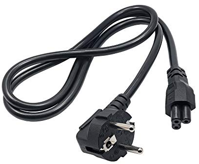 Akyga AK-NB-08A Netzkabel für Laptop Notebook 3 Pin Polig IEC C5 / EU CEE 7/7 1m