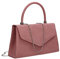 SwankySwans Women's Kendall Suede Clutch Bag, Blush, One Size
